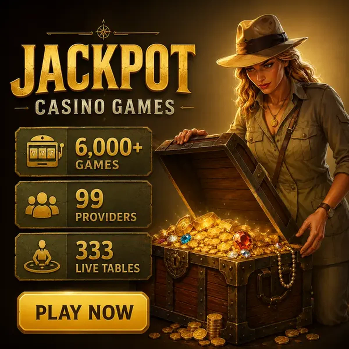The Archivist revealing jackpot treasures at Jackpot Raider Casino Games